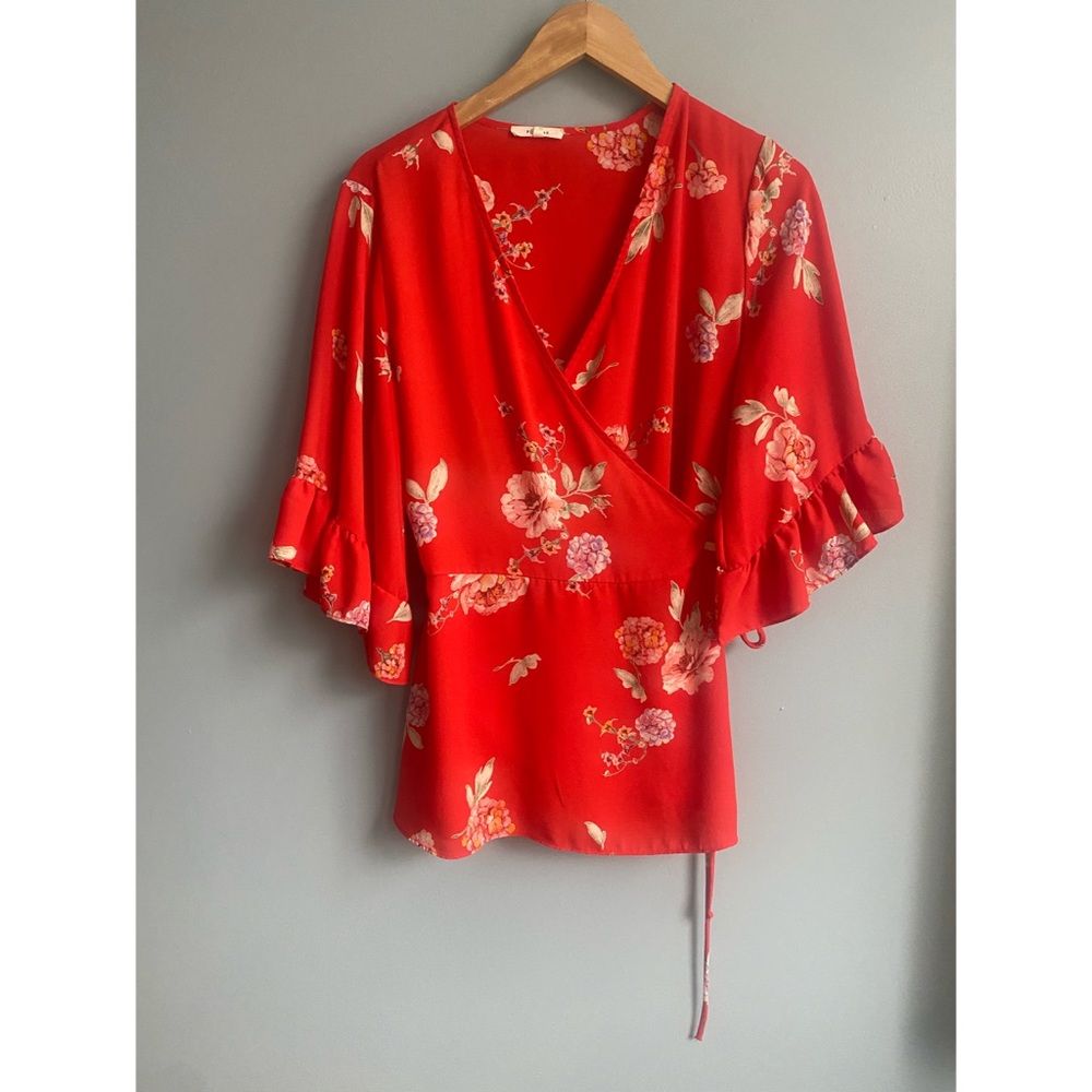 Pleione Floral Top